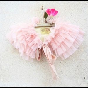 Joyfolie Gia Ruffles tulle Caplet in Blush OS